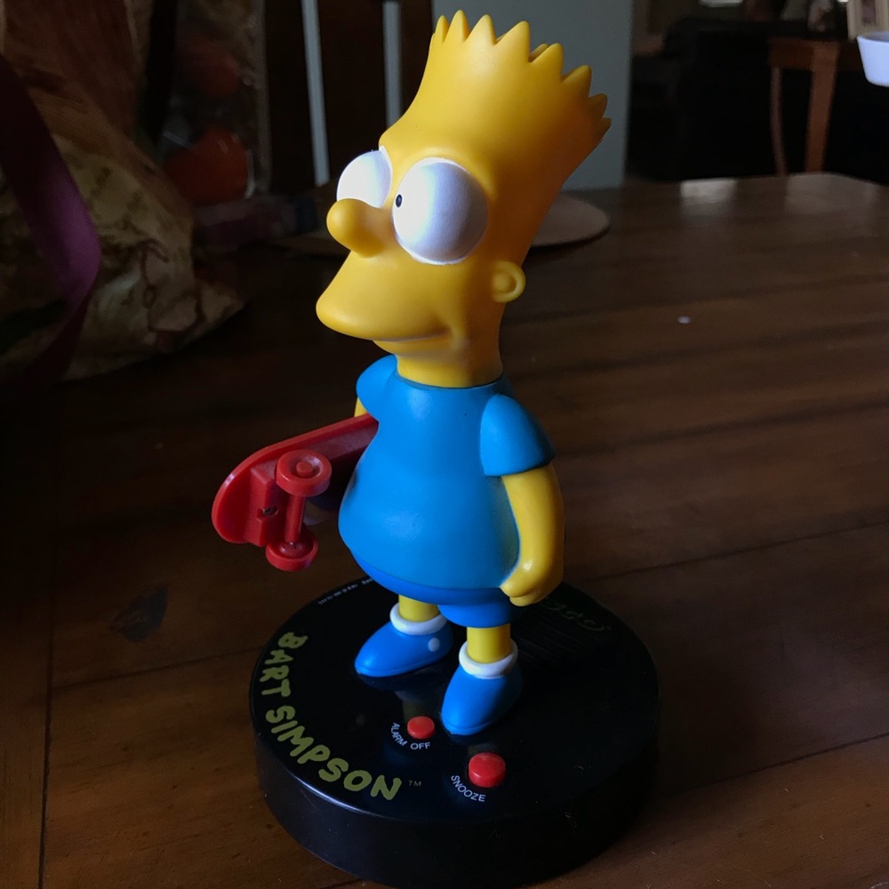 Bart Simpsons alarm clock